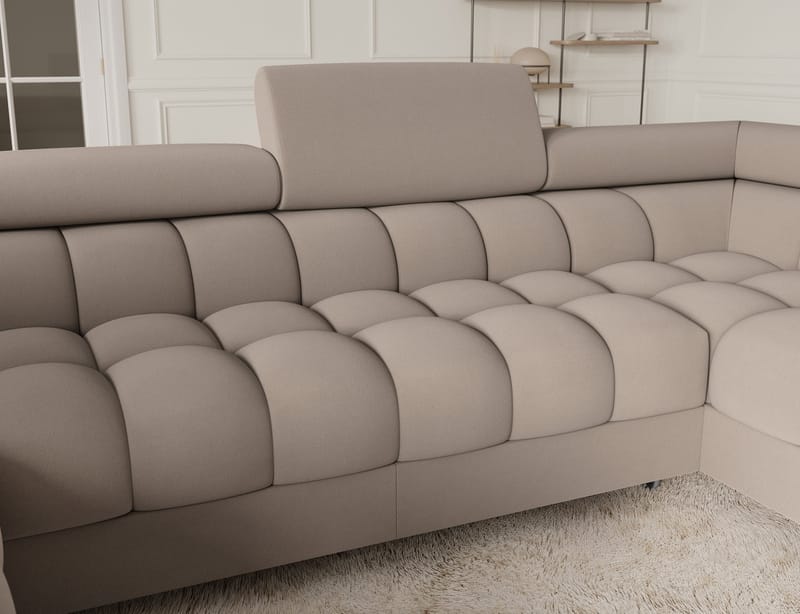 Fectory 6-sits Bubblig Hörnbäddsoffa med Schäslong och förvaring Höger - Sola 18 - Möbler - Soffa - Bäddsoffa - Hörnbäddsoffa