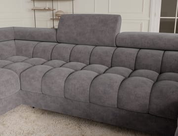 Fectory 6-sits Bubblig Hörnbäddsoffa med Schäslong och förvaring Vänster - Aura 04 - Möbler - Soffa - Bäddsoffa - Hörnbäddsoffa