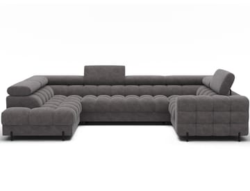 Fectory 6-sits Bubblig Hörnbäddsoffa med Schäslong och förvaring Vänster - Aura 04 - Möbler - Soffa - Bäddsoffa - Hörnbäddsoffa