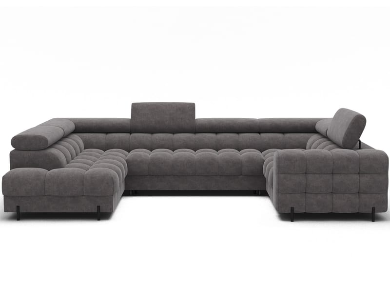 Fectory 6-sits Bubblig Hörnbäddsoffa med Schäslong och förvaring Vänster - Aura 04 - Möbler - Soffa - Bäddsoffa - Hörnbäddsoffa