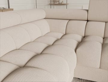 Fectory 6-sits Bubblig Hörnbäddsoffa med Schäslong och förvaring Vänster - Calmora 18 - Möbler - Soffa - Bäddsoffa - Hörnbäddsoffa