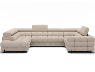 Fectory 6-sits Bubblig Hörnbäddsoffa med Schäslong och förvaring Vänster - Calmora 18 - Möbler - Soffa - Bäddsoffa - Hörnbäddsoffa