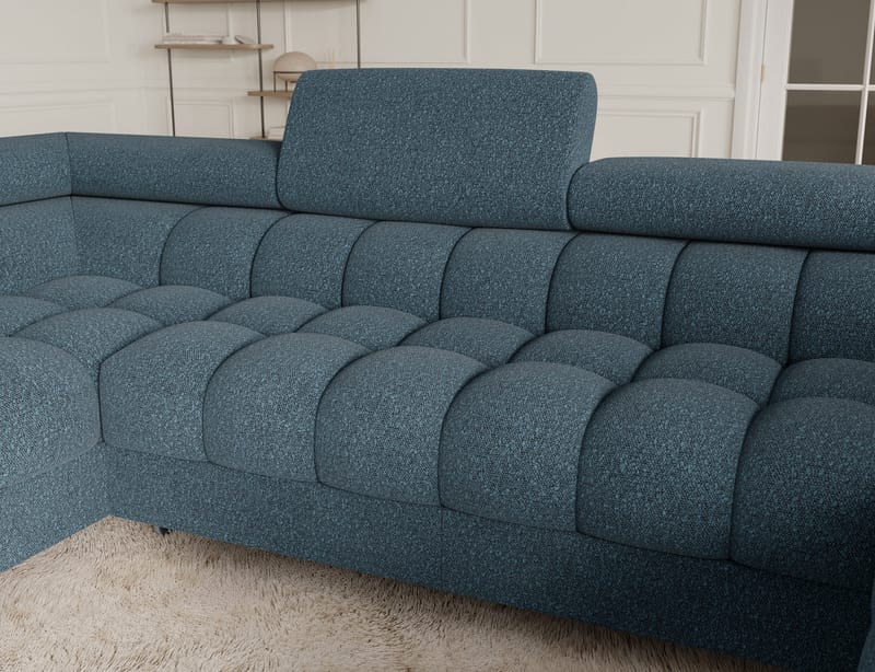 Fectory 6-sits Bubblig Hörnbäddsoffa med Schäslong och förvaring Vänster - Jaffray 40 - Möbler - Soffa - Bäddsoffa - Hörnbäddsoffa