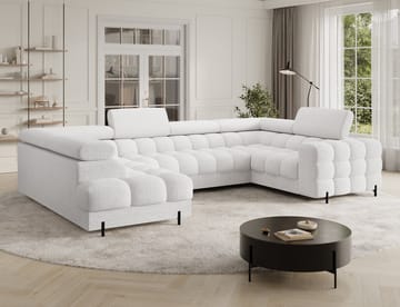 Fectory 6-sits Bubblig Hörnbäddsoffa med Schäslong och förvaring Vänster - Royal 01 - Möbler - Soffa - Bäddsoffa - Hörnbäddsoffa