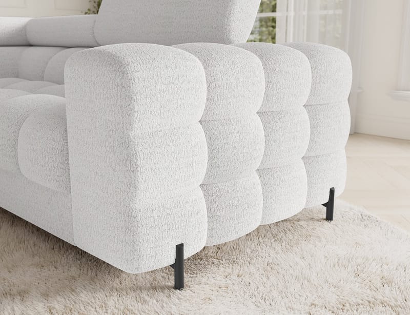 Fectory 6-sits Bubblig Hörnbäddsoffa med Schäslong och förvaring Vänster - Royal 01 - Möbler - Soffa - Bäddsoffa - Hörnbäddsoffa