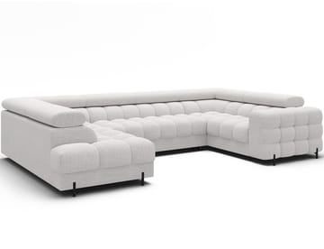 Fectory 6-sits Bubblig Hörnbäddsoffa med Schäslong och förvaring Vänster - Royal 01 - Möbler - Soffa - Bäddsoffa - Hörnbäddsoffa