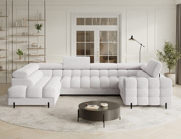 Fectory 6-sits Bubblig Hörnbäddsoffa med Schäslong och förvaring Vänster - Royal 01 - Möbler - Soffa - Bäddsoffa - Hörnbäddsoffa