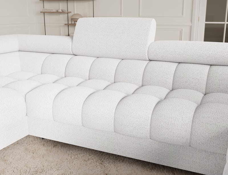 Fectory 6-sits Bubblig Hörnbäddsoffa med Schäslong och förvaring Vänster - Royal 01 - Möbler - Soffa - Bäddsoffa - Hörnbäddsoffa