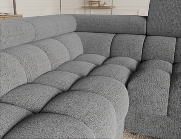 Fectory 6-sits Bubblig Hörnbäddsoffa med Schäslong och förvaring Vänster - Royal 03 - Möbler - Soffa - Bäddsoffa - Hörnbäddsoffa