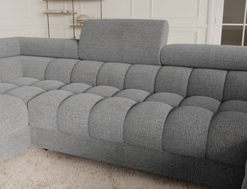 Fectory 6-sits Bubblig Hörnbäddsoffa med Schäslong och förvaring Vänster - Royal 03 - Möbler - Soffa - Bäddsoffa - Hörnbäddsoffa