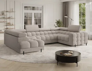 Fectory 6-sits Bubblig Hörnbäddsoffa med Schäslong och förvaring Vänster - Royal 18 - Möbler - Soffa - Bäddsoffa - Hörnbäddsoffa