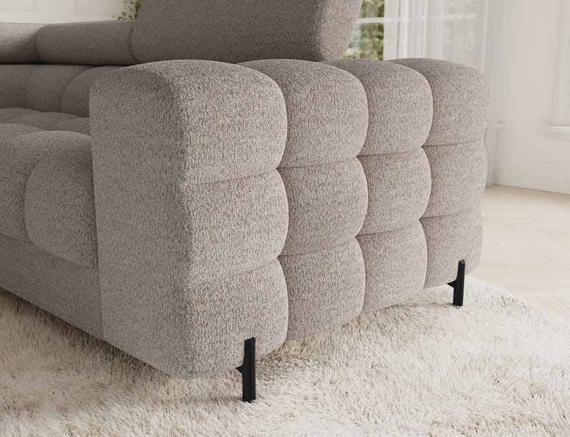 Fectory 6-sits Bubblig Hörnbäddsoffa med Schäslong och förvaring Vänster - Royal 18 - Möbler - Soffa - Bäddsoffa - Hörnbäddsoffa