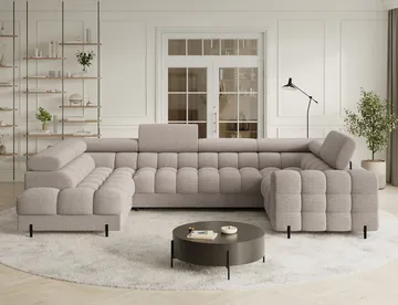 Fectory 6-sits Bubblig Hörnbäddsoffa med Schäslong och förvaring Vänster - Royal 18 - Möbler - Soffa - Bäddsoffa - Hörnbäddsoffa