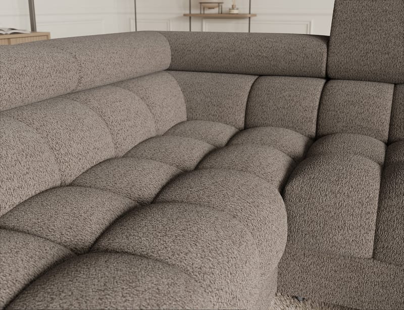 Fectory 6-sits Bubblig Hörnbäddsoffa med Schäslong och förvaring Vänster - Royal 20 - Möbler - Soffa - Bäddsoffa - Hörnbäddsoffa
