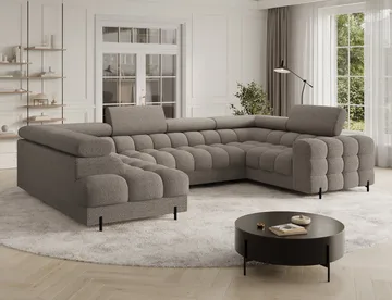 Fectory 6-sits Bubblig Hörnbäddsoffa med Schäslong och förvaring Vänster - Royal 20 - Möbler - Soffa - Bäddsoffa - Hörnbäddsoffa