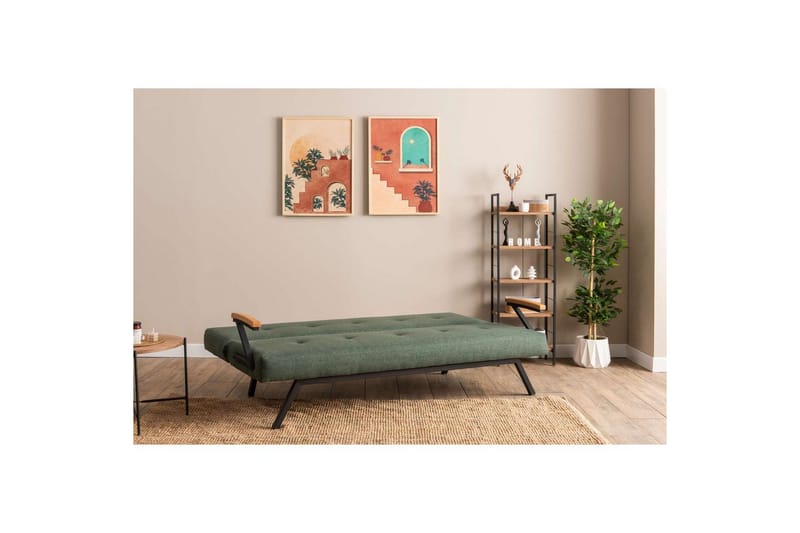 Fennor Bäddsoffa 3-sits - Grön - Möbler - Soffa - Bäddsoffa - 3 sits bäddsoffa