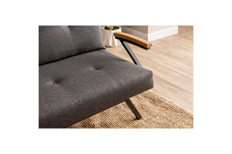 Fennor Bäddsoffa 3-sits - Mörkgrå - Möbler - Soffa - Bäddsoffa - 3 sits bäddsoffa
