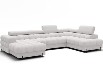 Feraria 6-sits Bubblig Bäddsoffa med Divan och Schäslong förvaring Höger - Royal 01 - Möbler - Soffa - Bäddsoffa - Hörnbäddsoffa