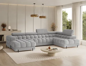 Feraria 6-sits Bubblig Bäddsoffa med Divan och Schäslong förvaring Höger - Royal 03 - Möbler - Soffa - Bäddsoffa - Hörnbäddsoffa