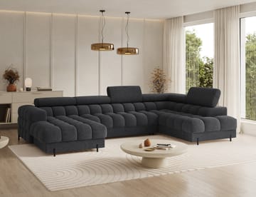 Feraria 6-sits Bubblig Bäddsoffa med Divan och Schäslong förvaring Höger - Royal 05 - Möbler - Soffa - Bäddsoffa - Hörnbäddsoffa
