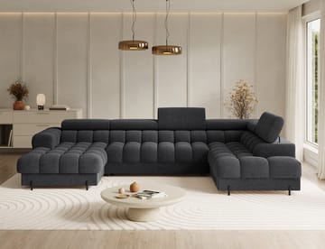 Feraria 6-sits Bubblig Bäddsoffa med Divan och Schäslong förvaring Höger - Royal 05 - Möbler - Soffa - Bäddsoffa - Hörnbäddsoffa