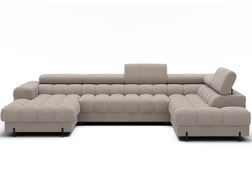 Feraria 6-sits Bubblig Bäddsoffa med Divan och Schäslong förvaring Höger - Royal 18 - Möbler - Soffa - Bäddsoffa - Hörnbäddsoffa