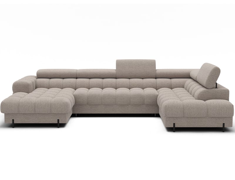 Feraria 6-sits Bubblig Bäddsoffa med Divan och Schäslong förvaring Höger - Royal 18 - Möbler - Soffa - Bäddsoffa - Hörnbäddsoffa