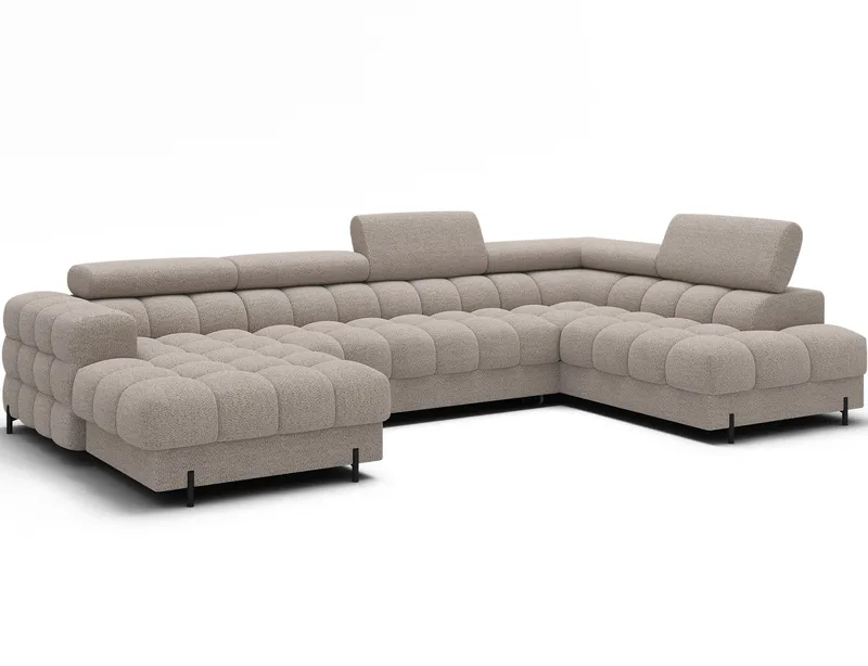 Feraria 6-sits Bubblig Bäddsoffa med Divan och Schäslong förvaring Höger - Royal 18 - Möbler - Soffa - Bäddsoffa - Hörnbäddsoffa