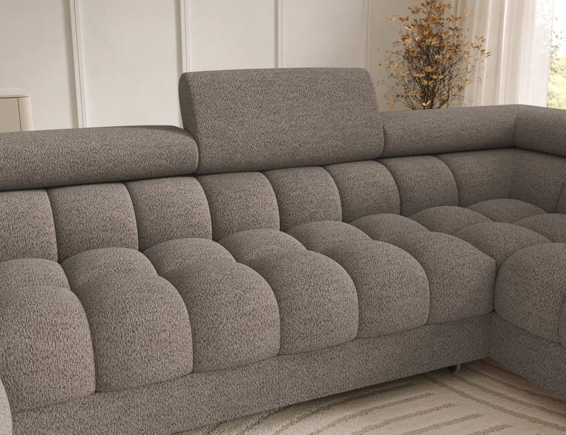 Feraria 6-sits Bubblig Bäddsoffa med Divan och Schäslong förvaring Höger - Royal 20 - Möbler - Soffa - Bäddsoffa - Hörnbäddsoffa