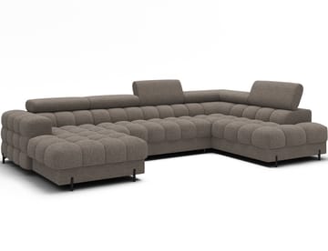 Feraria 6-sits Bubblig Bäddsoffa med Divan och Schäslong förvaring Höger - Royal 20 - Möbler - Soffa - Bäddsoffa - Hörnbäddsoffa