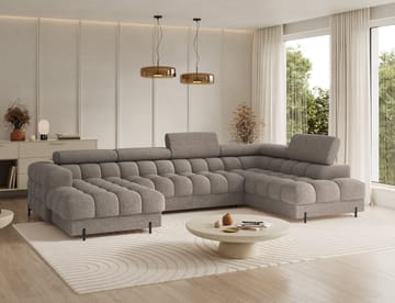 Feraria 6-sits Bubblig Bäddsoffa med Divan och Schäslong förvaring Höger - Royal 20 - Möbler - Soffa - Bäddsoffa - Hörnbäddsoffa
