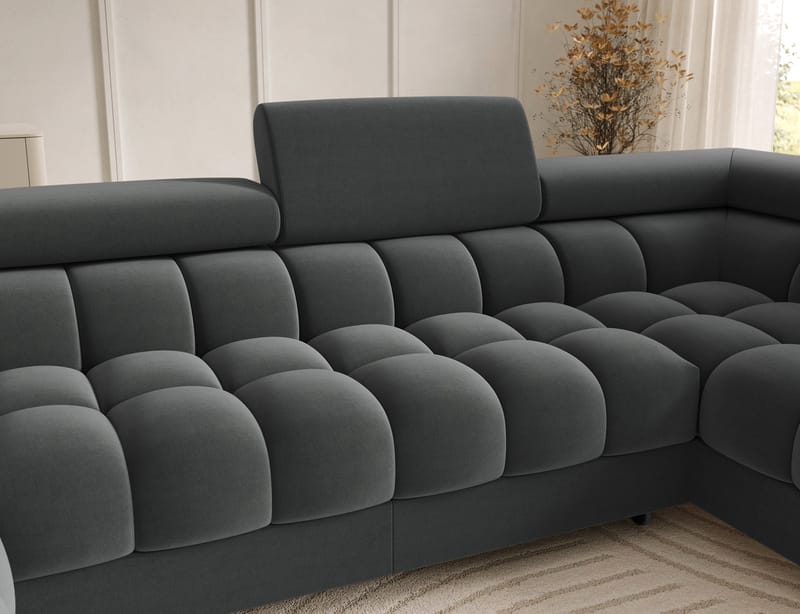 Feraria 6-sits Bubblig Bäddsoffa med Divan och Schäslong förvaring Höger - Sola 06 - Möbler - Soffa - Bäddsoffa - Hörnbäddsoffa