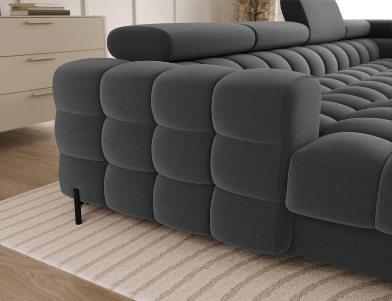 Feraria 6-sits Bubblig Bäddsoffa med Divan och Schäslong förvaring Höger - Sola 06 - Möbler - Soffa - Bäddsoffa - Hörnbäddsoffa