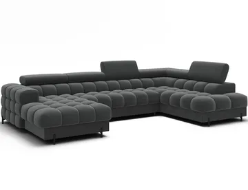 Feraria 6-sits Bubblig Bäddsoffa med Divan och Schäslong förvaring Höger - Sola 06 - Möbler - Soffa - Bäddsoffa - Hörnbäddsoffa