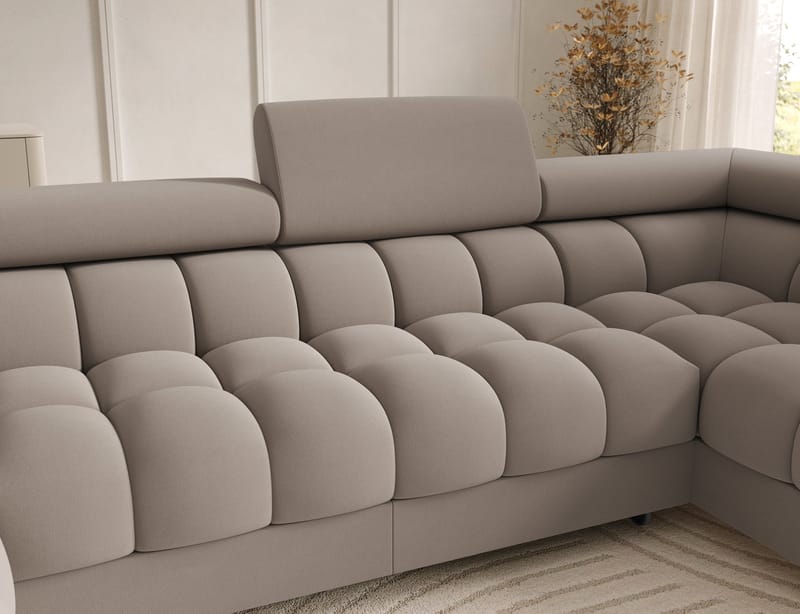 Feraria 6-sits Bubblig Bäddsoffa med Divan och Schäslong förvaring Höger - Sola 18 - Möbler - Soffa - Bäddsoffa - Hörnbäddsoffa