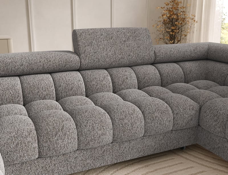 Feraria 6-sits Bubblig Bäddsoffa med Divan och Schäslong förvaring Höger - Pellerito 20 - Möbler - Soffa - Bäddsoffa - Hörnbäddsoffa