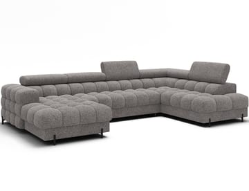 Feraria 6-sits Bubblig Bäddsoffa med Divan och Schäslong förvaring Höger - Pellerito 20 - Möbler - Soffa - Bäddsoffa - Hörnbäddsoffa