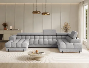 Feraria 6-sits Bubblig Bäddsoffa med Divan och Schäslong förvaring Höger - Pellerito 03 - Möbler - Soffa - Bäddsoffa - Hörnbäddsoffa