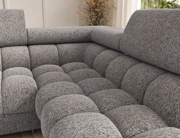 Feraria 6-sits Bubblig Bäddsoffa med Divan och Schäslong förvaring Höger - Pellerito 20 - Möbler - Soffa - Bäddsoffa - Hörnbäddsoffa