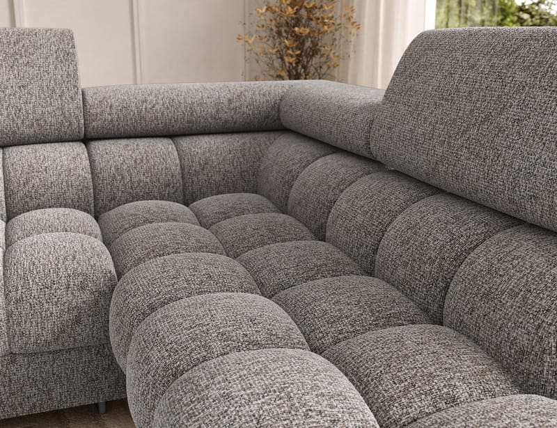 Feraria 6-sits Bubblig Bäddsoffa med Divan och Schäslong förvaring Höger - Pellerito 20 - Möbler - Soffa - Bäddsoffa - Hörnbäddsoffa