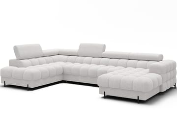 Feraria 6-sits Bubblig Bäddsoffa med Divan och Schäslong förvaring Vänster - Royal 01 - Möbler - Soffa - Bäddsoffa - Hörnbäddsoffa