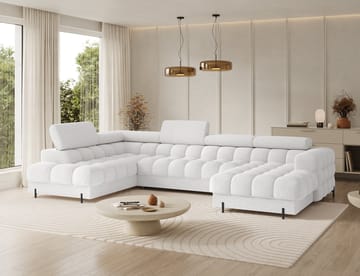 Feraria 6-sits Bubblig Bäddsoffa med Divan och Schäslong förvaring Vänster - Royal 01 - Möbler - Soffa - Bäddsoffa - Hörnbäddsoffa