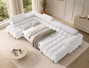 Feraria 6-sits Bubblig Bäddsoffa med Divan och Schäslong förvaring Vänster - Royal 01 - Möbler - Soffa - Bäddsoffa - Hörnbäddsoffa