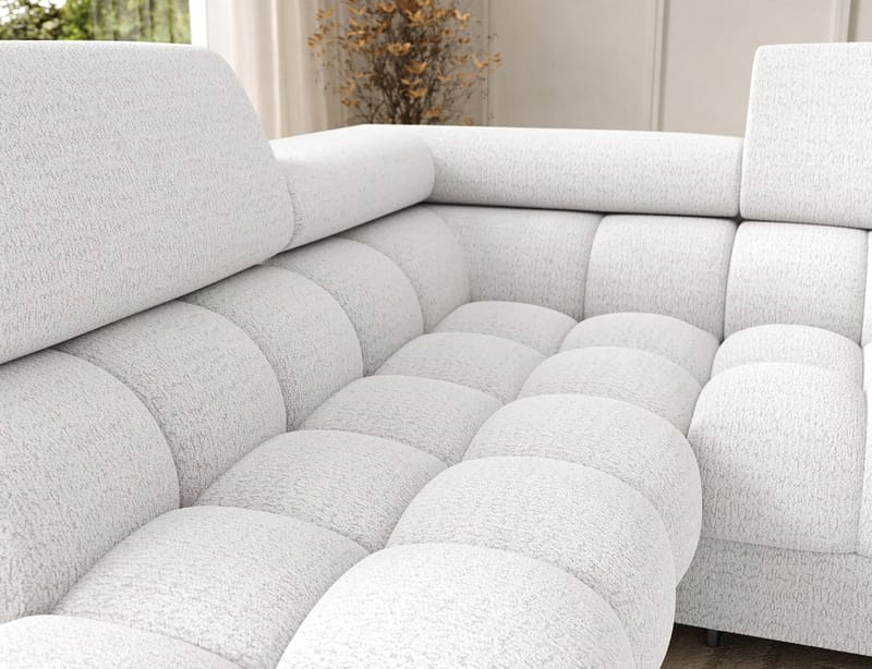 Feraria 6-sits Bubblig Bäddsoffa med Divan och Schäslong förvaring Vänster - Royal 01 - Möbler - Soffa - Bäddsoffa - Hörnbäddsoffa