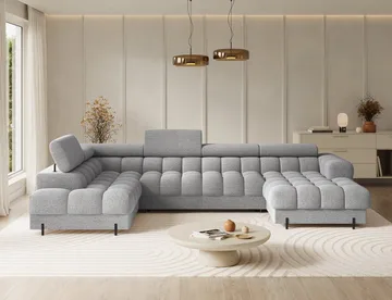 Feraria 6-sits Bubblig Bäddsoffa med Divan och Schäslong förvaring Vänster - Royal 03 - Möbler - Soffa - Bäddsoffa - Hörnbäddsoffa