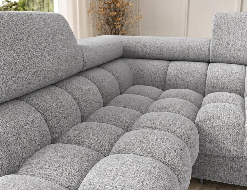 Feraria 6-sits Bubblig Bäddsoffa med Divan och Schäslong förvaring Vänster - Royal 03 - Möbler - Soffa - Bäddsoffa - Hörnbäddsoffa