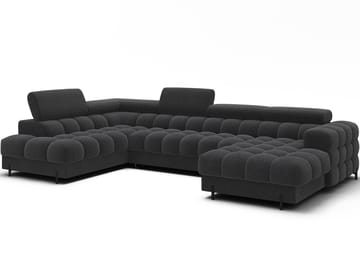 Feraria 6-sits Bubblig Bäddsoffa med Divan och Schäslong förvaring Vänster - Royal 05 - Möbler - Soffa - Bäddsoffa - Hörnbäddsoffa