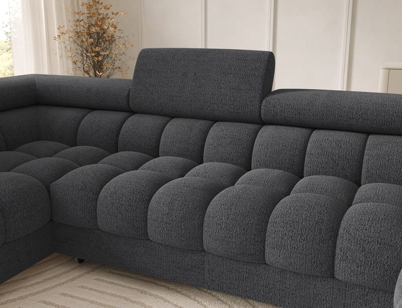 Feraria 6-sits Bubblig Bäddsoffa med Divan och Schäslong förvaring Vänster - Royal 05 - Möbler - Soffa - Bäddsoffa - Hörnbäddsoffa