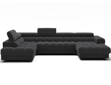 Feraria 6-sits Bubblig Bäddsoffa med Divan och Schäslong förvaring Vänster - Royal 05 - Möbler - Soffa - Bäddsoffa - Hörnbäddsoffa