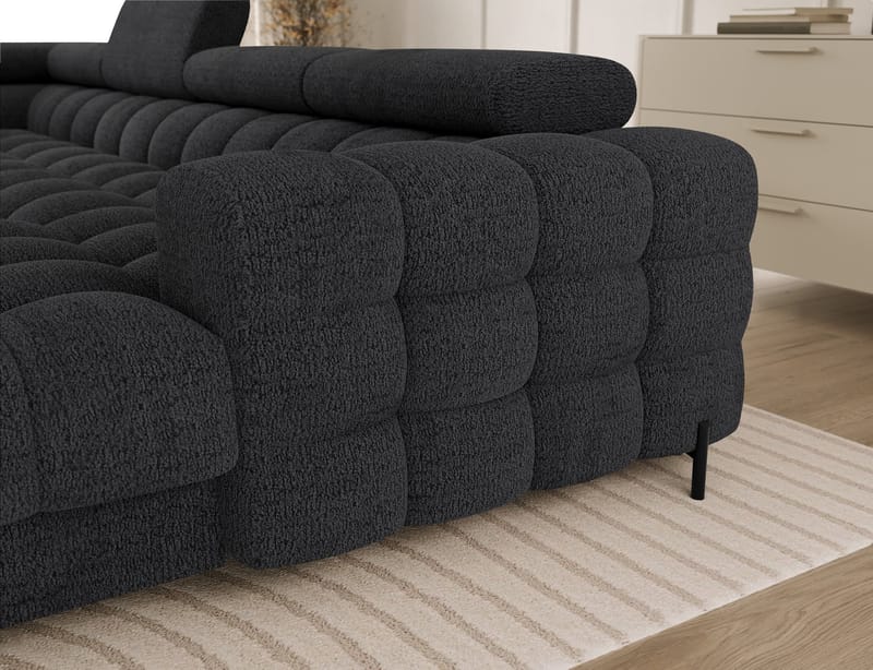 Feraria 6-sits Bubblig Bäddsoffa med Divan och Schäslong förvaring Vänster - Royal 05 - Möbler - Soffa - Bäddsoffa - Hörnbäddsoffa